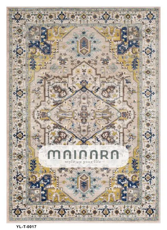 Karpet Tradisional (YL-T-0017) - Yellow,Blue