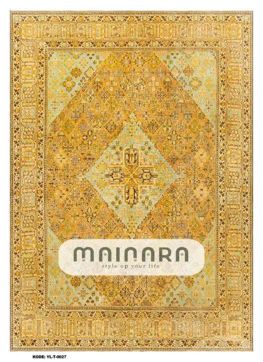 Karpet Tradisional (YL-T-0027) - Yellow, Mustrad