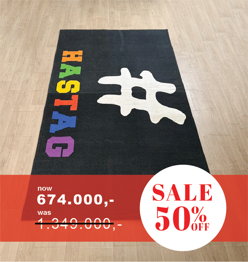 READY Karpet Abstrak ( 260 x 160 ) - DEFECT WARNA BELANG DF95