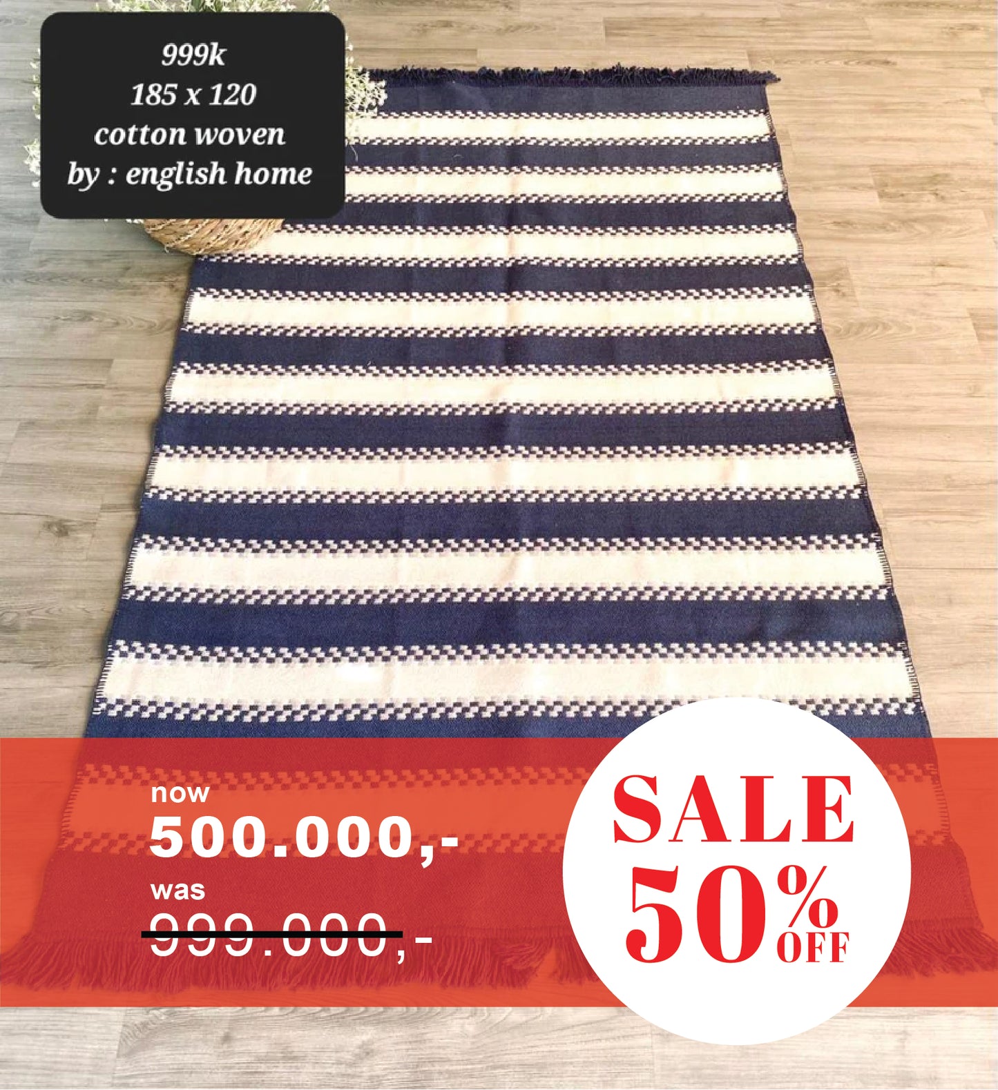 READY karpet import ( 120 X 185 CM ) - 0123.T44